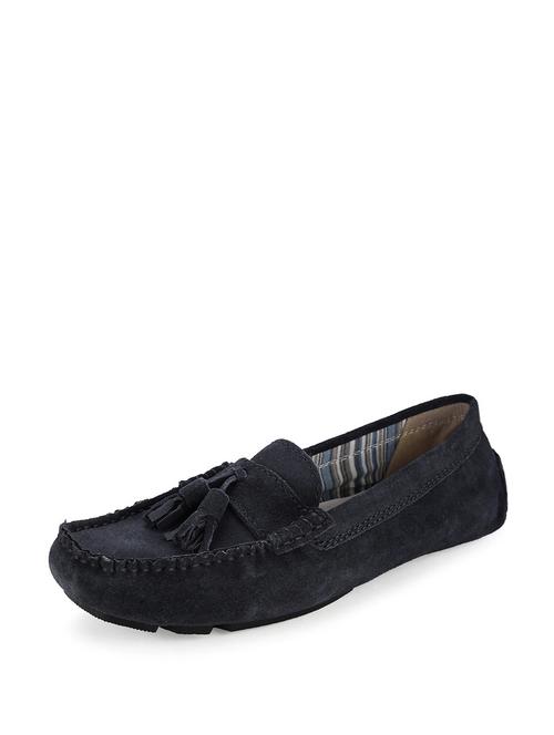 chic black tasseled mocassins - 33910 - Very Small Image - 1
