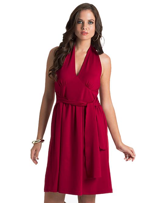 scarlet date halter dress - 34243 - Very Small Image - 1
