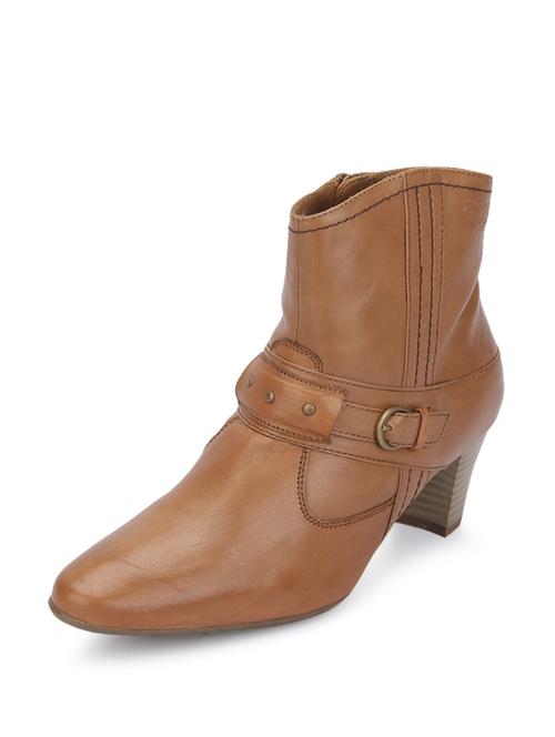 tan leather boots - 40731 - Very Small Image - 1