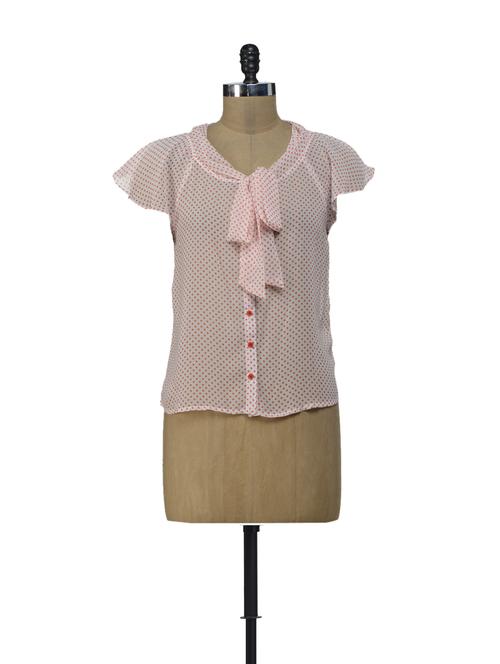 star embellished white sheer top - 41548 - Very Small Image - 1