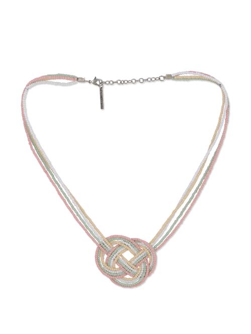 pastel beaded short neckpiece - 42048 - Very Small Image - 1