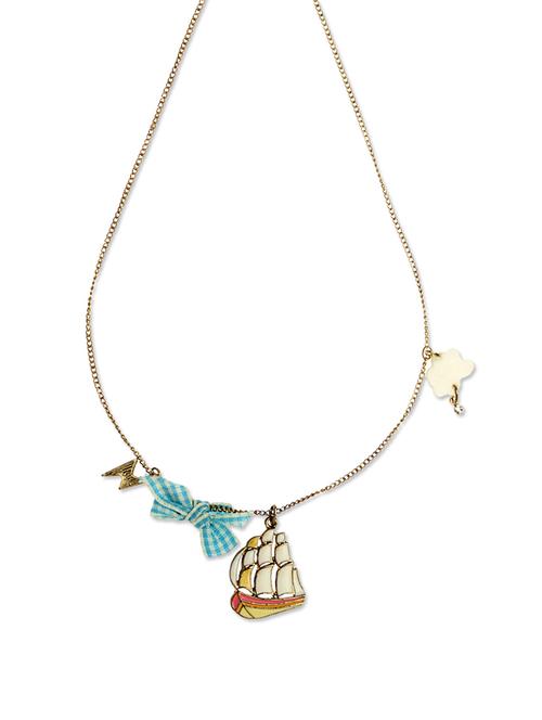 sail ahoy necklace - 44637 - Very Small Image - 1