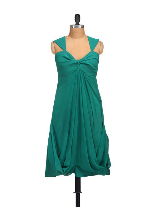 pleated flared dress - 45981 - Very Small Image - 1