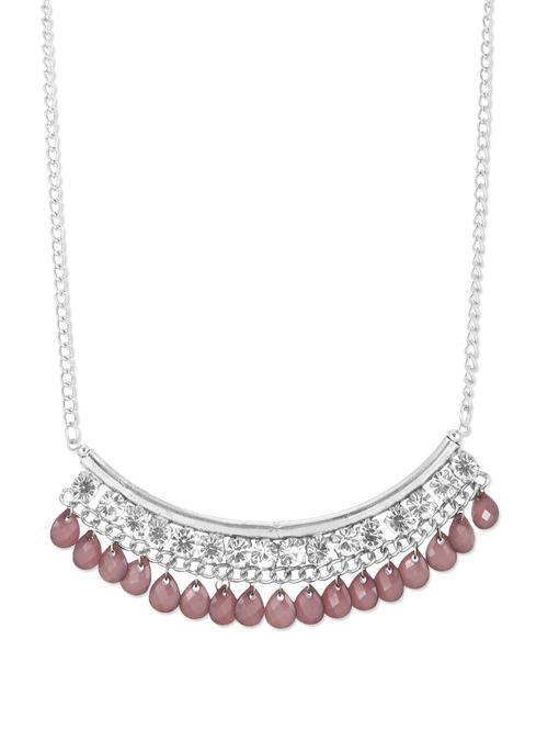 dazzling drops silver necklace - 46129 - Very Small Image - 1