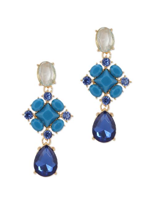 rich blue danglers - 46145 - Very Small Image - 1