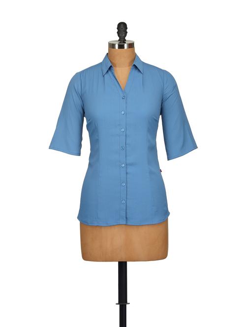 classic blue shirt - 54039 - Very Small Image - 1
