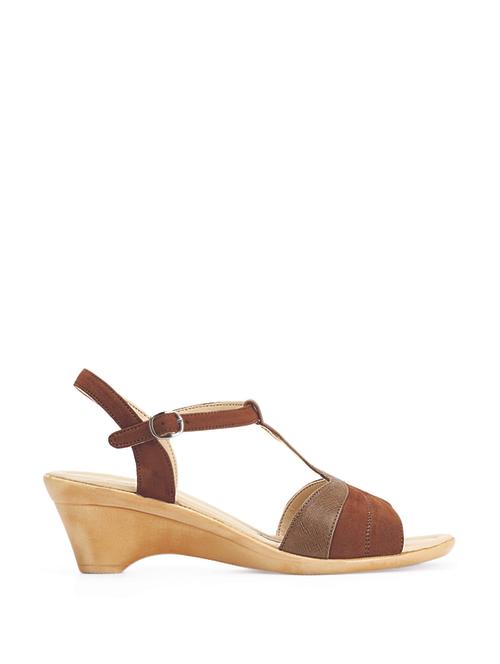 brown ankle strap sandal - 55200 - Very Small Image - 1
