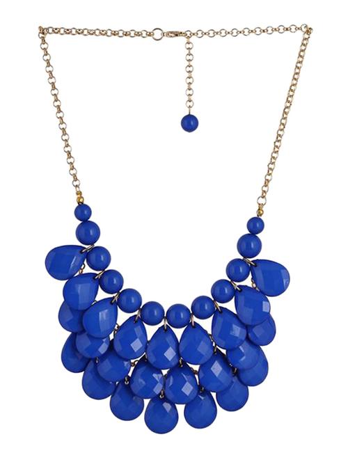 Tiered Royal Blue Necklace - 56891 - Very Small Image - 1