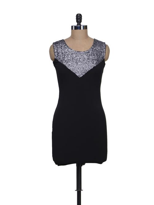 black & silver party dress - 56950 - Very Small Image - 1