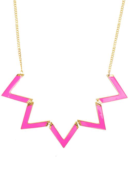 geometric pink necklace - 59153 - Very Small Image - 1