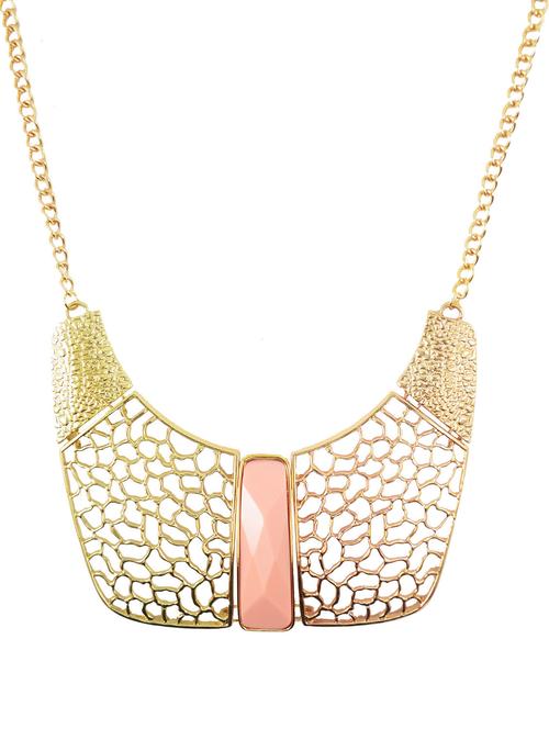 classic with a hint of peach necklace - 59210 - Very Small Image - 1