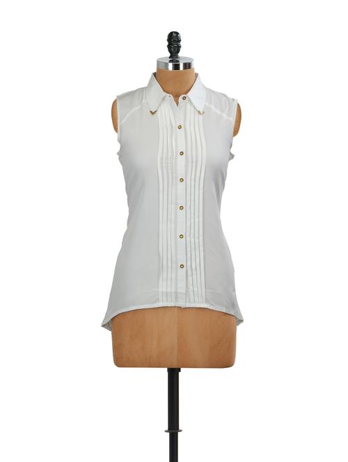 sheer bliss white top - 61324 - Very Small Image - 1