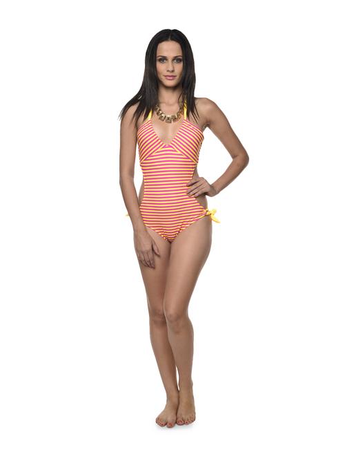 bright striped monokini - 62900 - Very Small Image - 1