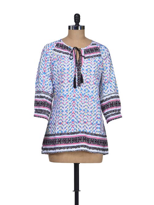 blue and pink pretty top - 64252 - Very Small Image - 1