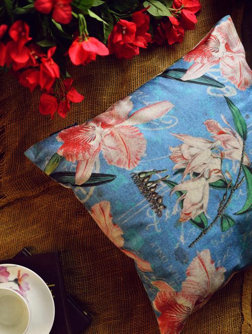 blue digital print cushion cover - 64264 - Very Small Image - 1