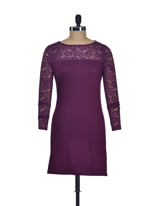 luscious net purple dress - 64808 - Very Small Image - 1