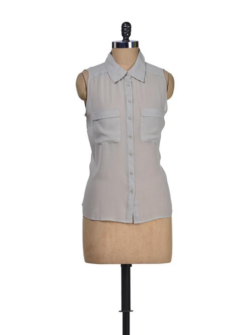 grey sheer shirt - 64839 - Very Small Image - 1