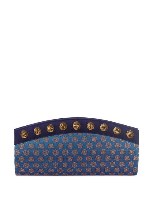 blue brocade clutch - 72791 - Very Small Image - 1