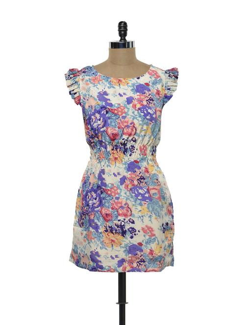 multicoloured floral dress - 73665 - Very Small Image - 1
