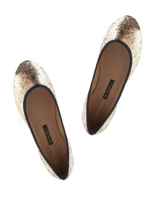Shimmering Gold Ballerinas - 74141 - Very Small Image - 1
