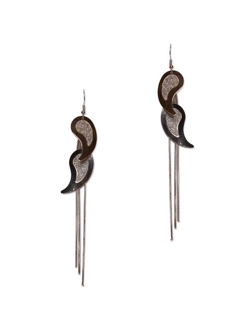 silver hanging earrings - 74977 - Very Small Image - 1