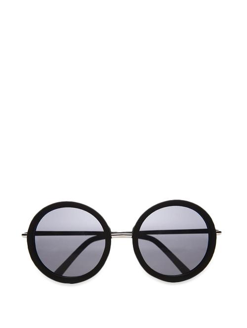 grunge black round sunglasses - 76826 - Very Small Image - 1