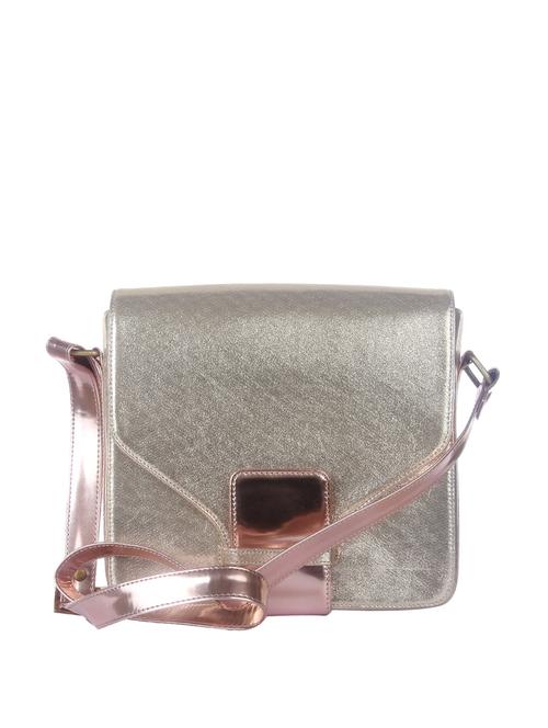 metal accent medium-size shoulder bag - 77589 - Very Small Image - 1