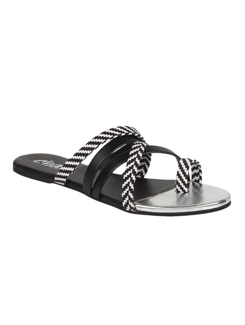black and white sandals - 80004 - Very Small Image - 1
