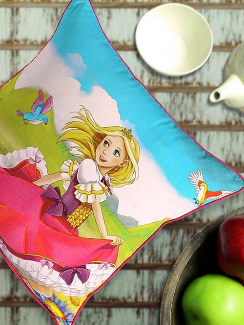 princess print cushion cover - 82341 - Very Small Image - 1