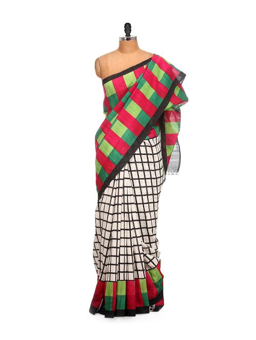 traditional ethinc saree - 84873 - Very Small Image - 1