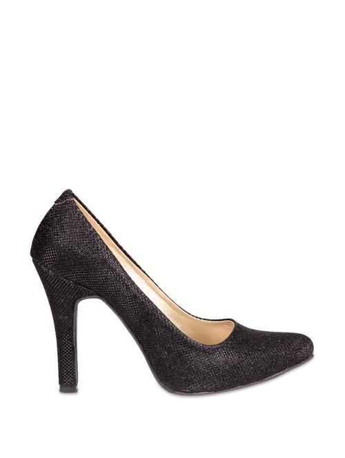 classic black jute sack effect pumps - 848959 - Very Small Image - 1