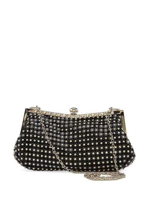 black clutch with matte sequins - 850188 - Very Small Image - 1
