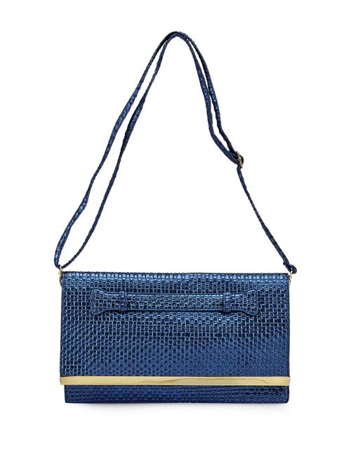 indigo blue rectangular clutch - 850192 - Very Small Image - 1
