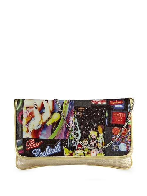 multi-colored printed clutch bag - 850216 - Very Small Image - 1