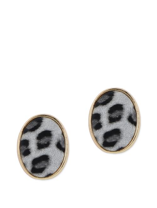 animalistic oval stud earrings - 852686 - Very Small Image - 1