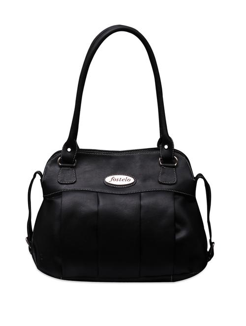 black pleated office handbag - 852902 - Very Small Image - 1