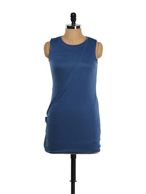 draped federal blue dress - 854225 - Very Small Image - 1