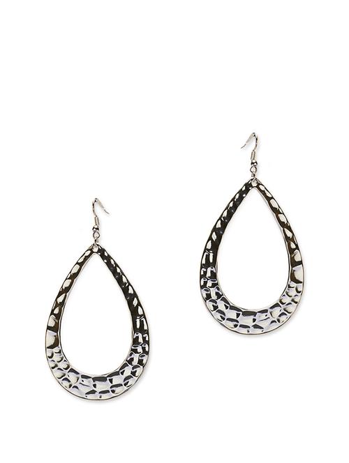 silver engraved drop earrings - 854360 - Very Small Image - 1