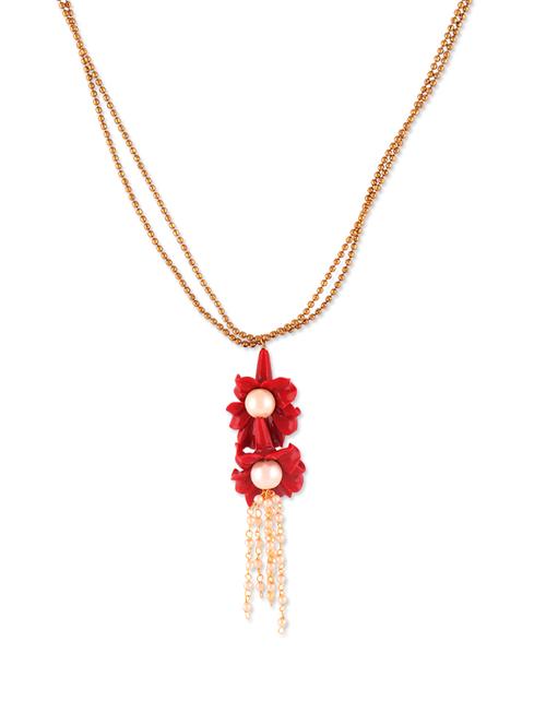 red floral long chain - 854503 - Very Small Image - 1