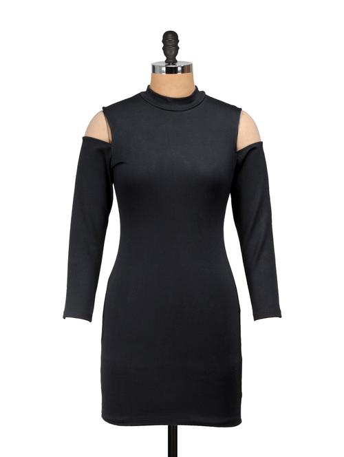 cold shoulder bodycon dress - 854792 - Very Small Image - 1