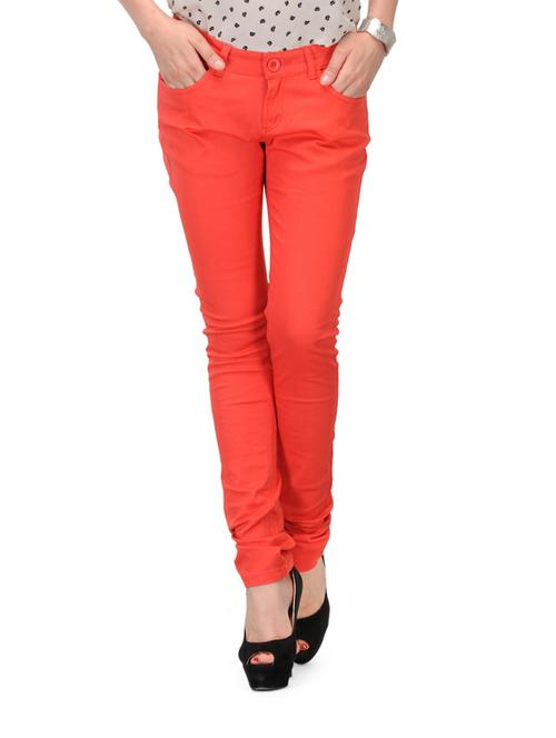 coral red formal trousers - 855275 - Very Small Image - 1