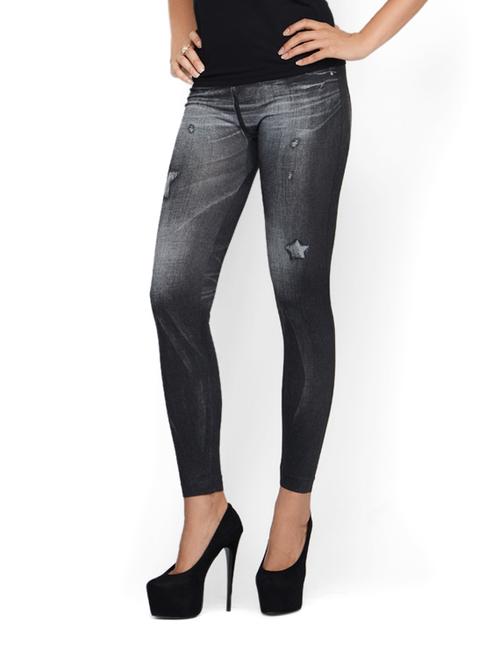 fashion printed jeggings. - 85804 - Very Small Image - 1