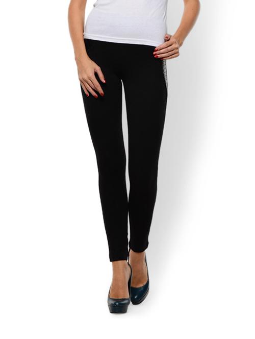 waist firming leather chic treggings - 85913 - Very Small Image - 1