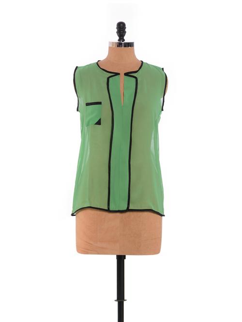 pistachio green top - 859475 - Very Small Image - 1