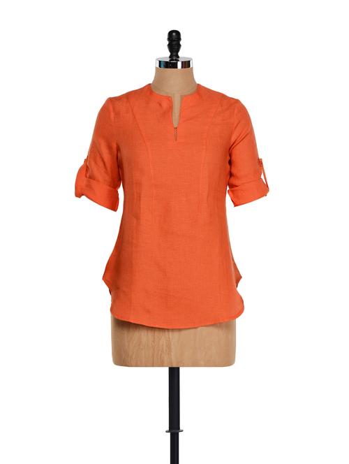 tangerine linen dry top - 859521 - Very Small Image - 1