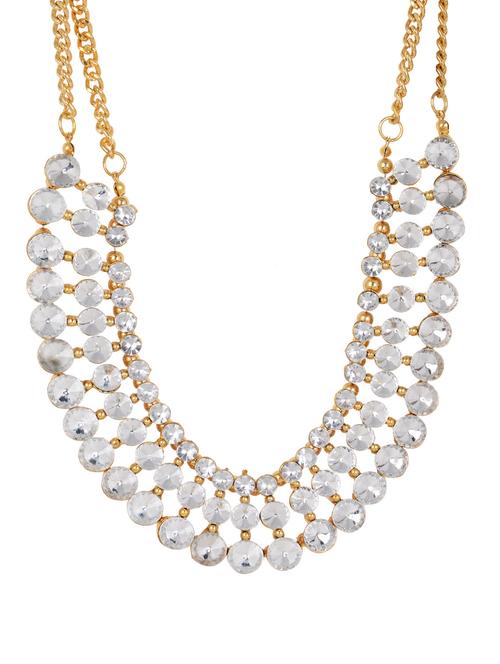 triple chain studded neckpiece - 860221 - Very Small Image - 1