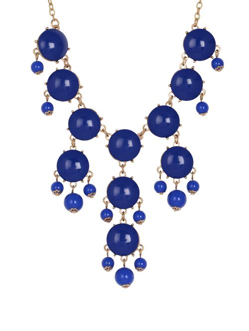 bold blue stones neckpiece - 860251 - Very Small Image - 1