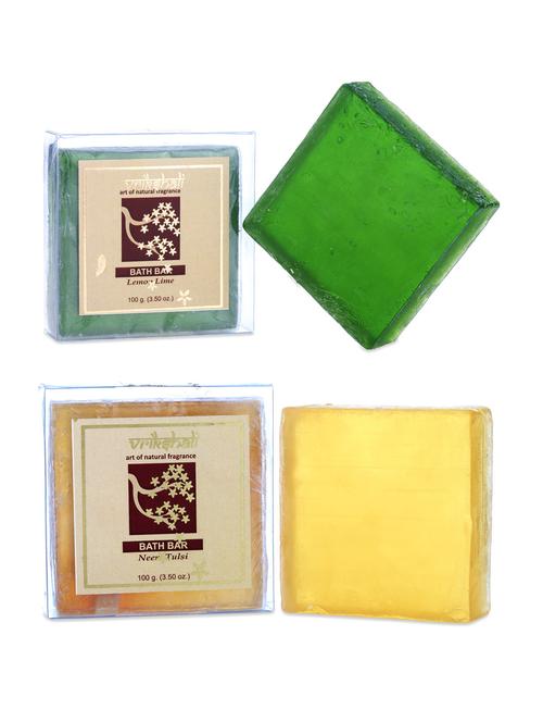 neem tulsi and lime glycerine soaps - 862146 - Very Small Image - 1