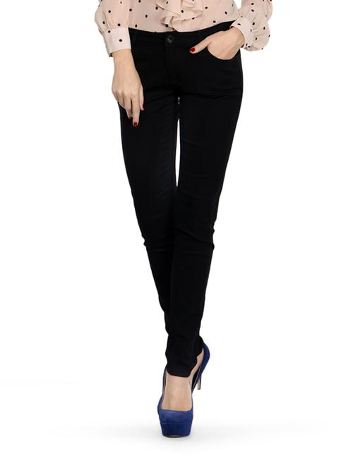 fitted black jeans - 864118 - Very Small Image - 1
