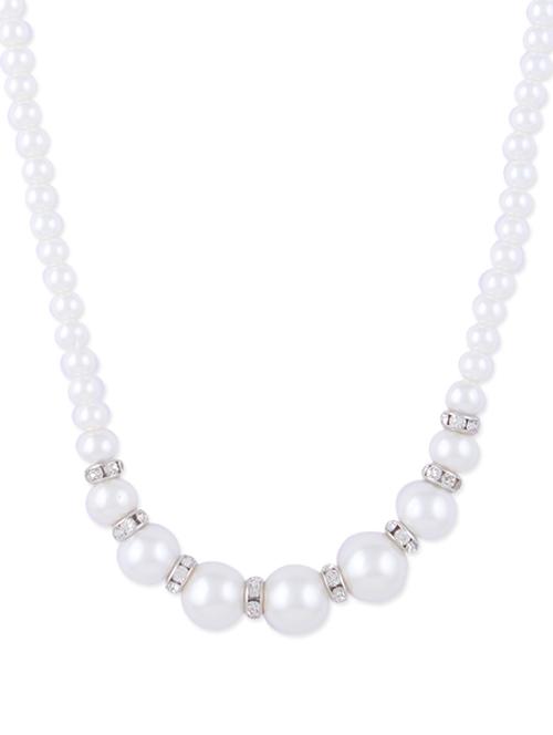 white pearl necklace - 865908 - Very Small Image - 1